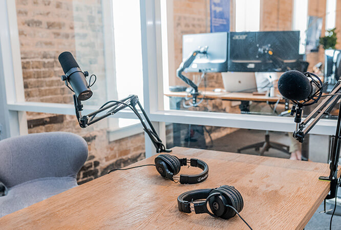 スタジオの写真